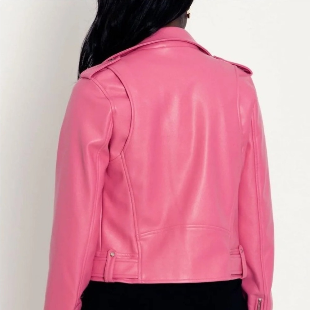 Barbie (AU14) Blackmilk Barbie Pink Moto Jacket - Picture 2 of 8